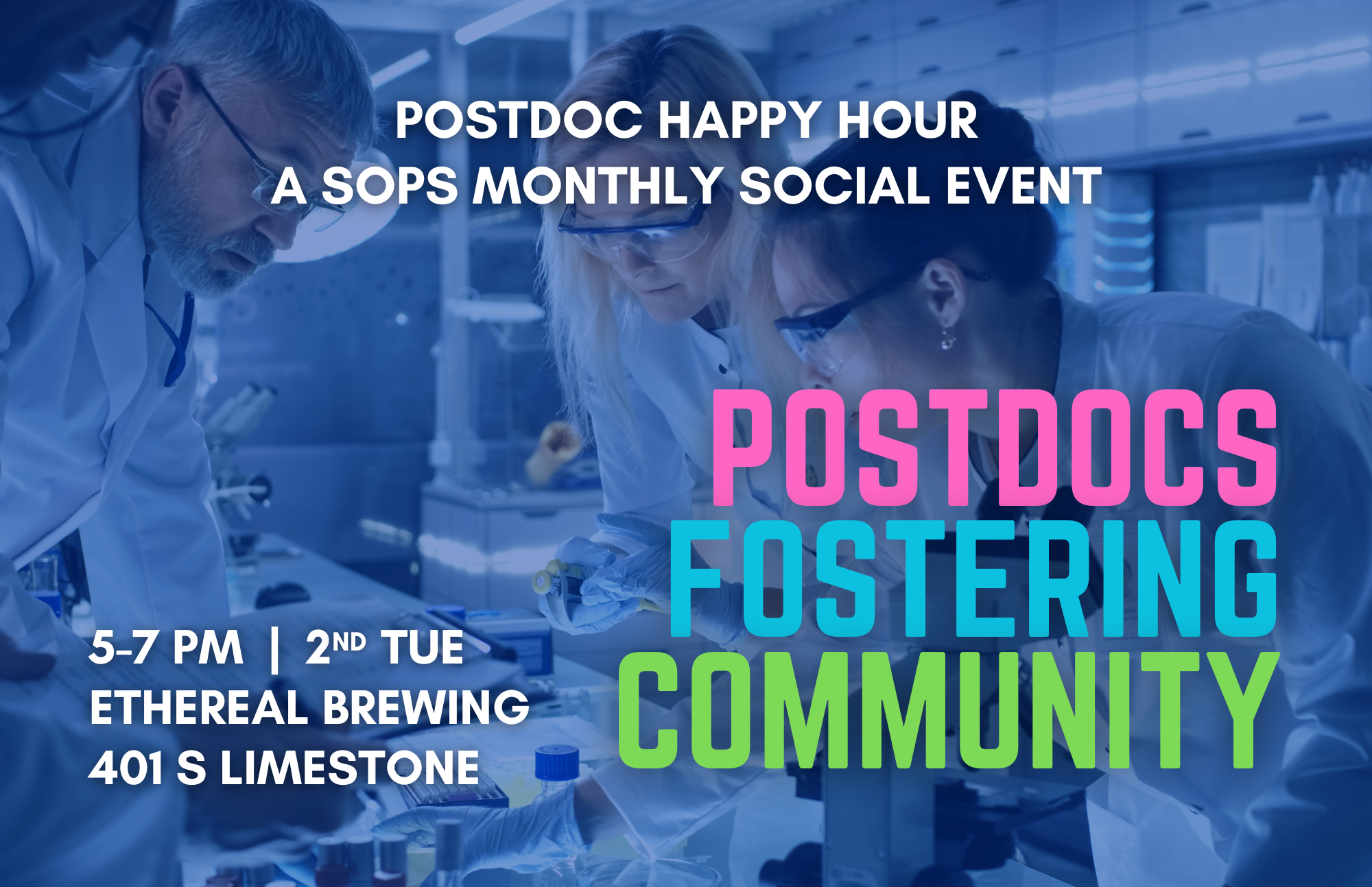 Postdoc Happy Hour Flyer 11