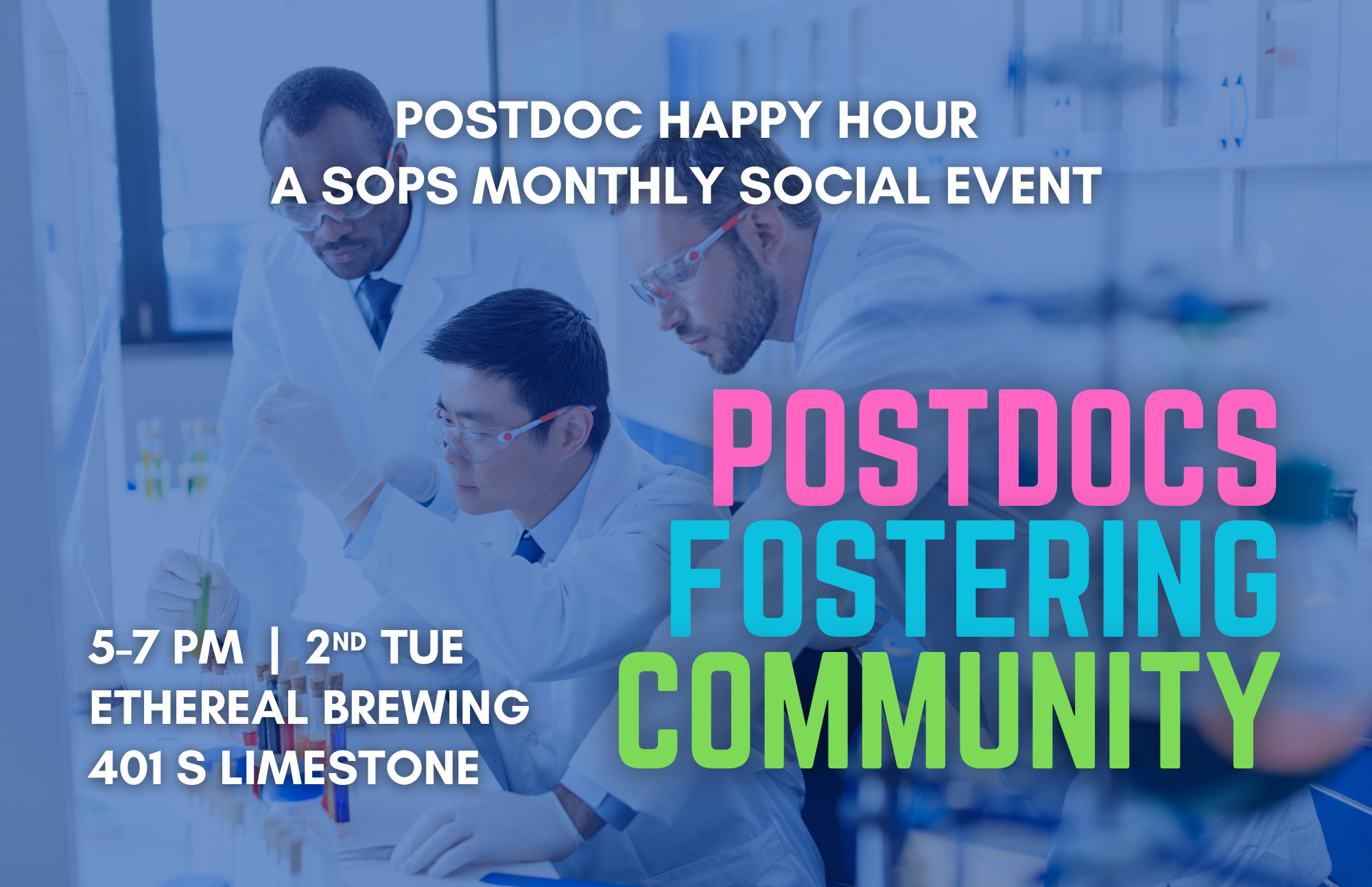 Postdoc Happy Hour Flyer 5